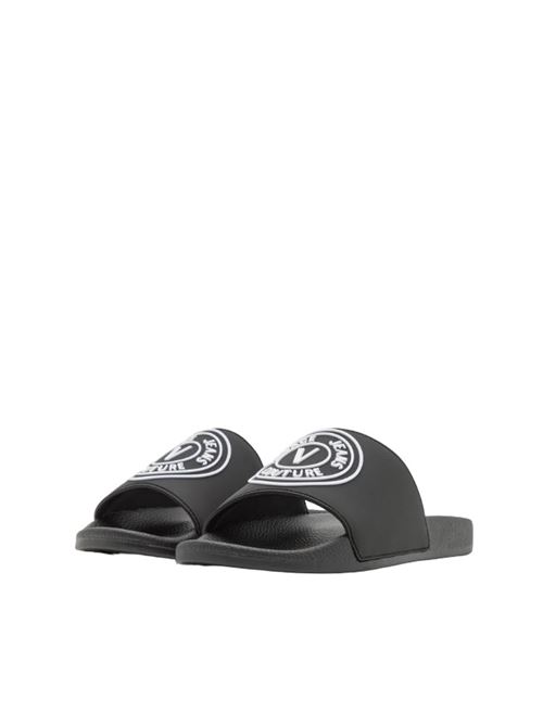 V-emblem slippers VERSACE JEANS COUTURE | 76YA3SQ3 ZS192.899